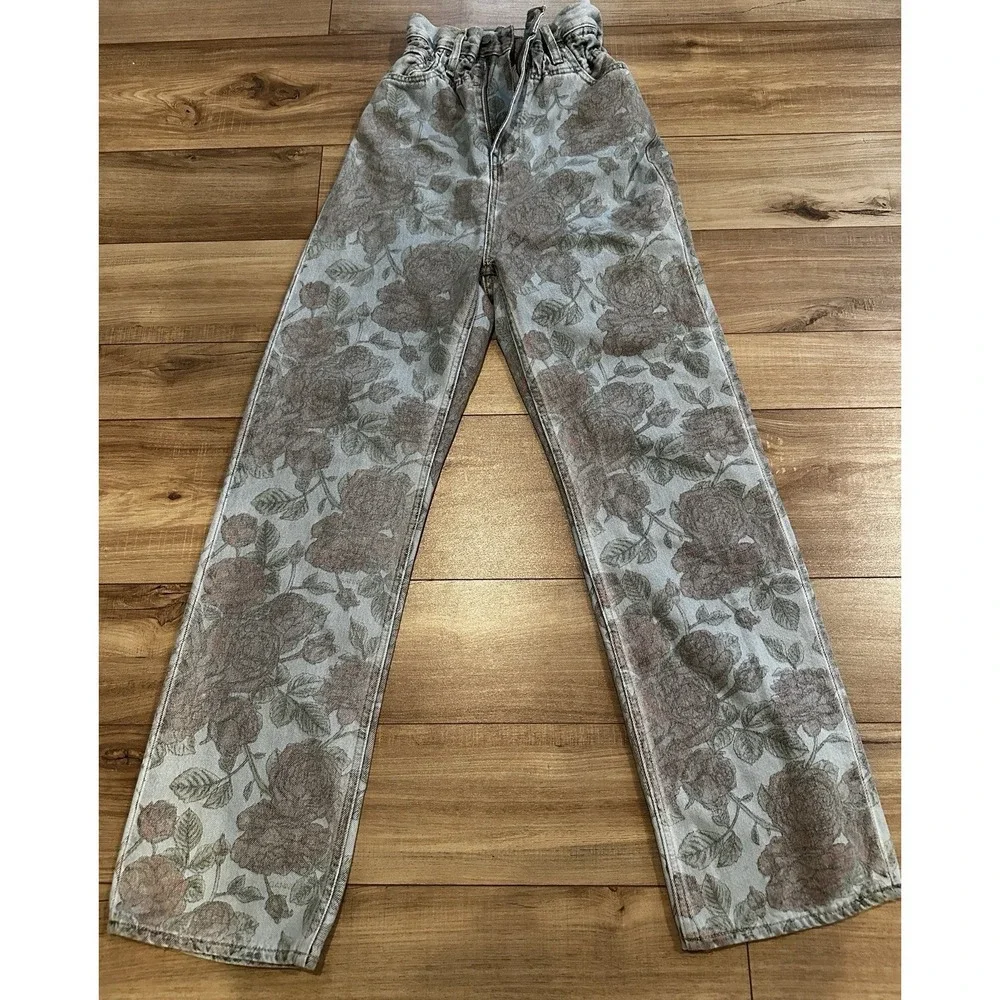 Levi's x GANNI Women's‎ Jeans W25 L29 Blue Hemp Cotton Collab Limited Edition